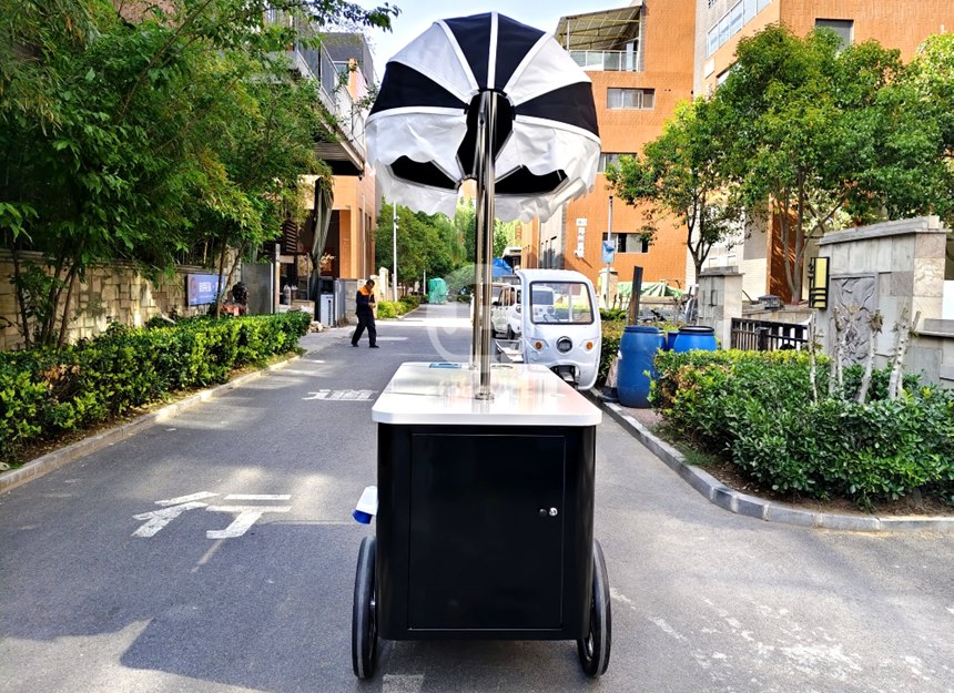Cold Plate Ice Cream Cart